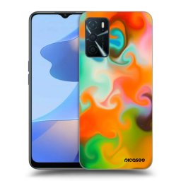 Fekete szilikon tok az alábbi mobiltelefonokra OPPO A16s - Juice