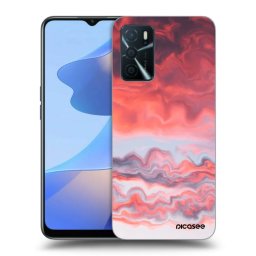 Fekete szilikon tok az alábbi mobiltelefonokra OPPO A16s - Sunset