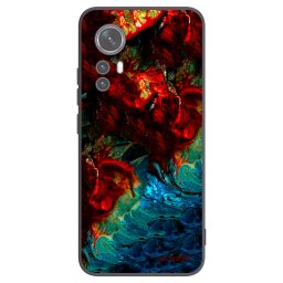 Fekete szilikon tok az alábbi mobiltelefonokra Xiaomi 12X - Universe