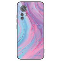 Fekete szilikon tok az alábbi mobiltelefonokra Xiaomi 12X - Pink liquid