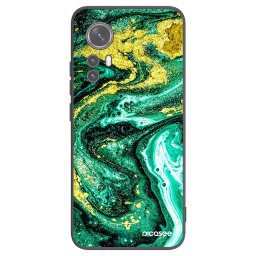 Fekete szilikon tok az alábbi mobiltelefonokra Xiaomi 12X - Green Gold