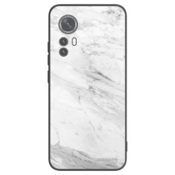Fekete szilikon tok az alábbi mobiltelefonokra Xiaomi 12X - White marble