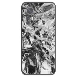 Fekete szilikon tok az alábbi mobiltelefonokra Xiaomi 12X - Chrome
