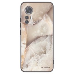 Fekete szilikon tok az alábbi mobiltelefonokra Xiaomi 12X - Cream marble