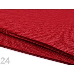 Juta imitáció dekorációkhoz, 1m x 1,5m, 380435, piros
