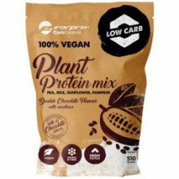 Forpro Low Carb 100% Vegan Plant Protein Mix dupla csoki - 510g