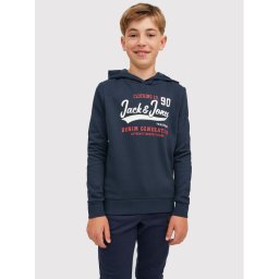 Jack&Jones Junior Pulóver Logo 12212287 Sötétkék Regular Fit