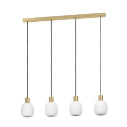 LED lámpa , függeszték , mennyezeti , 4 x E27 foglalat , fehér , EGLO , MANZANARES , 900306