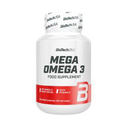 BioTechUsa Mega Omega-3 lágyzselatin kapszula 90x