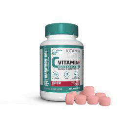 Marathontime C-vitamin Rágótabletta - Cinkkel - Eper ízben