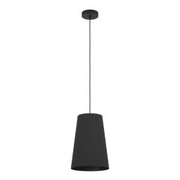 LED lámpa , függeszték , mennyezeti , E27 foglalat , fekete , EGLO , PETROSA , 390132