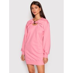Versace Jeans Couture Pulóver 73HAO978 Rózsaszín Relaxed Fit
