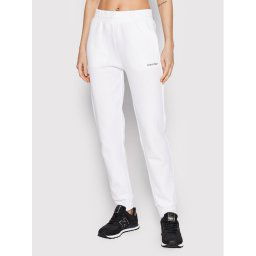 Calvin Klein Melegítő alsó Micro Logo Essential K20K204424 Fehér Regular Fit