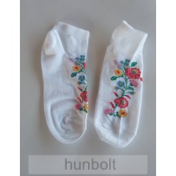 Kalocsai titok fehér zokni 35-38
