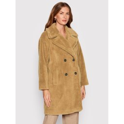 Marella Báránybőr kabát Osanna 39060328 Bézs Regular Fit