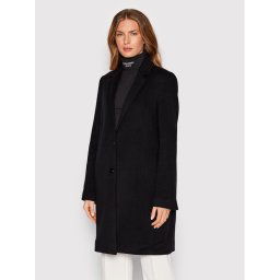 Calvin Klein Gyapjú kabát K20K204155 Fekete Regular Fit