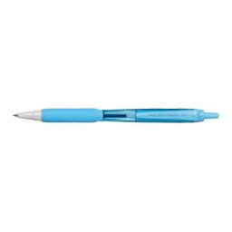 UNI Golyóstoll, 0,38 mm, nyomógombos, UNI "SXN-101FL ", vízkék
