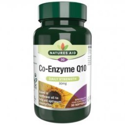 Natures Aid Co-Enzyme Q10 lágyzselatin kapszula - 30db