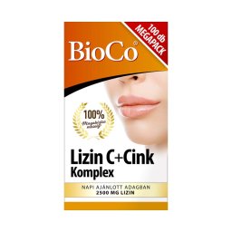BioCo Lizin C+Cink Komplex tabletta 100x