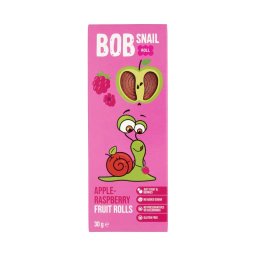 Bob Snail alma-málna gyümölcstekercs 30g