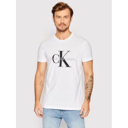 Calvin Klein Jeans Póló J30J320935 Fehér Slim Fit