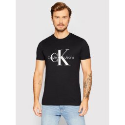 Calvin Klein Jeans Póló J30J320935 Fekete Slim Fit