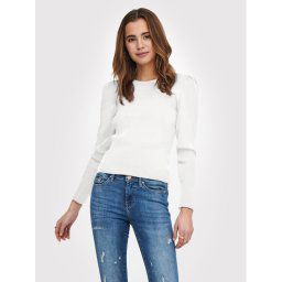 ONLY Blúz Sally 15251029 Fehér Regular Fit