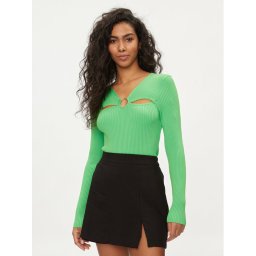 ONLY Blúz Perla 15272748 Zöld Slim Fit