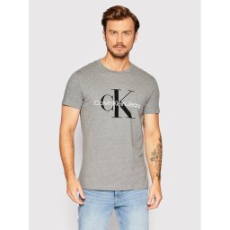 Calvin Klein Jeans Póló J30J320935 Szürke Slim Fit