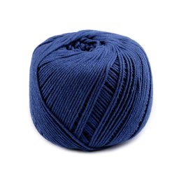 Makramé pamut zsinór, 500g, királykék
