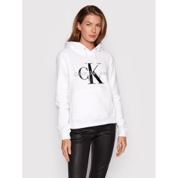 Calvin Klein Jeans Pulóver J20J219141 Fehér Regular Fit