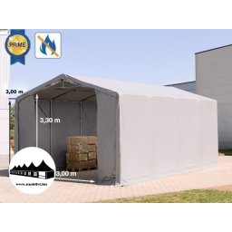 5x8x3m Outlander raktársátor/ Szürke/ Tűzálló / 720g/m2