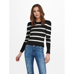 ONLY Sweater Sally 15251029 Fekete Regular Fit