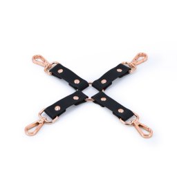Ns Novelties Bondage Couture Hog Tie Black