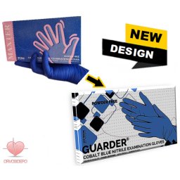 Maxter Nitril kesztyű, púdermentes, kobaltkék, 'S,M,L,XL' méret, 100 db