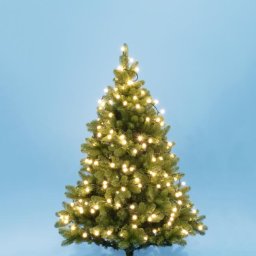 LED-es gömb fényfüzér, 100 melegfehér LED, 8m