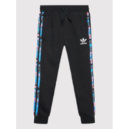 adidas Melegítő alsó Camo HK0324 Fekete Regular Fit