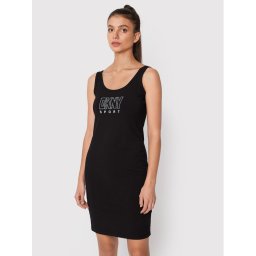 DKNY Sport Nyári ruha DP2D4646 Fekete Slim Fit