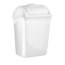 Mar plast falra is szerelhető fehér szemetes, intim tasak gyűjtő 8 L