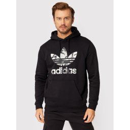 adidas Pulóver Camo Series Infill HK2803 Fekete Regular Fit