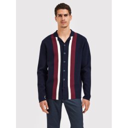 Selected Homme Kardigán Milan 16085296 Sötétkék Regular Fit