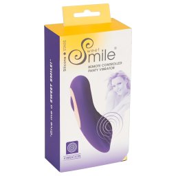 SMILE Panty - hordható akkus, rádiós csikló vibrátor (lila)