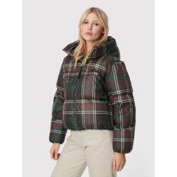 Tommy Hilfiger Pehelykabát Check WW0WW36669 Színes Relaxed Fit
