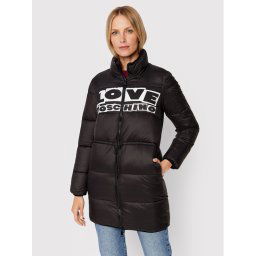 LOVE MOSCHINO Pehelykabát WK49002T 363A Fekete Regular Fit