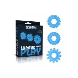 Lovetoy Lumino Play Penis Ring 3 - szett
