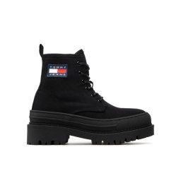 Tommy Jeans Bakancs Foxing Boot EN0EN01903 Fekete