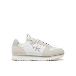 Calvin Klein Jeans Sportcipő Runner Sock Lace Up YM0YM00553 Fehér