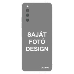 Átlátszó szilikon tok az alábbi mobiltelefonokra Sony Xperia 10 IV 5G - Saját fotó/motívum