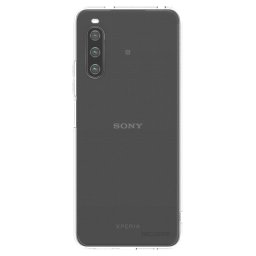 Átlátszó szilikon tok az alábbi mobiltelefonokra Sony Xperia 10 IV 5G - Clear