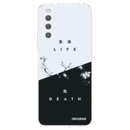 Átlátszó szilikon tok az alábbi mobiltelefonokra Sony Xperia 10 IV 5G - Life - Death